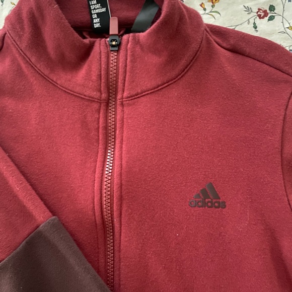 Colorblock Adidas Zip Up - Picture 2 of 4